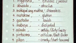 tagalog to english