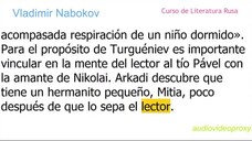 Vladimir Nabokov - Curso de Literatura Rusa 2/4