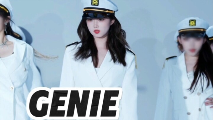 Huazheng University junior | Girls' Generation's "Genie" Im Yoona dance cover | Sitting on the capta