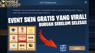EVENT SKIN GRATIS YANG LAGI VIRAL! BISA DAPAT SKIN LEGEND, EPIC DAN EFEK RECALL FIRE CROWN!