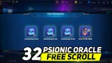 HOW TO GET 32 SUMMONING SCROLL FROM PSIONIC ORACLE EVENT | FREE STUN SKIN DRAW | MLBB