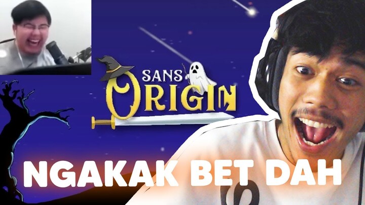 REACTION MOMEN KOCAK SANS ORIGIN, MINECRAFT 100 HARI & STUMBLE GUYS BIKIN NGAKAK BGT DAH!
