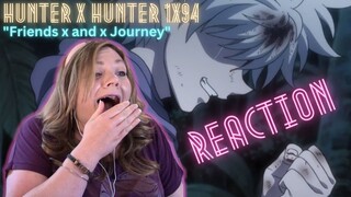Hunter x Hunter 1x94 "Friend × And × Journey" reaction & review