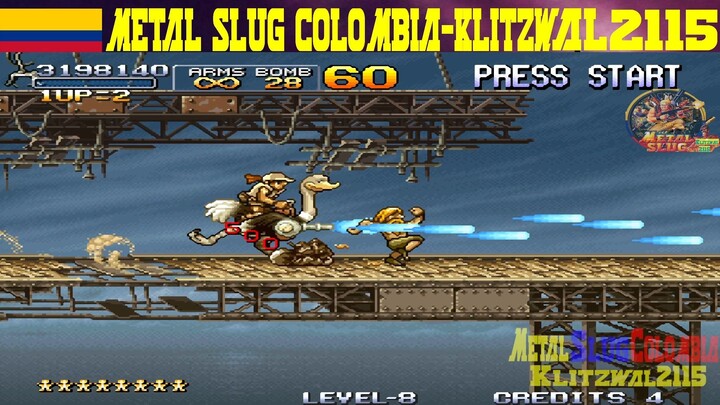 Metal Slug X (Extreme Space Zone) Fio Germi No Death Level 8 Klitzwal2115(Metal Slug Colombia)