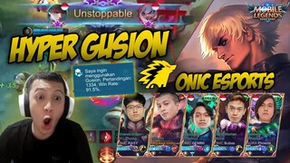 TERNYATA GUSION GW MASIH OKEH JUGA GUYS HAHAHA !!! FT ONIC ESPORTS !!!