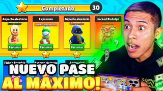 COMPRANDO EL NUEVO PASE DE STUMBLE GUYS A NIVEL MAXIMO Y CONSIGO LAS NUEVAS SKINS 😱