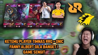 RANKED KETEMU RRQ ALBERTTT DAN PLAYER TIMNAS INDONESIA ! FANNY ALBERT JAGO BANGET - Mobile Legends