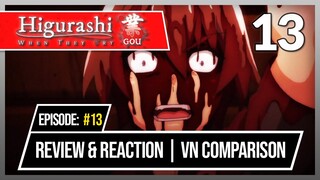 Higurashi Gou: Episode 13 | Review, Reaction & VN Comparison! - Nothing Makes Sense!?!