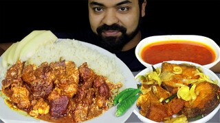 Spicy Mutton Masala Gravy (মাটন মাসালা,মাছ ভাজা) Fish Fry and Rice Eating by Live To EATT |