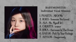 BABYMONSTER Individual Vocal Mission Compilation | (L.E.M.M.E)