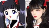 [Makeup sharing] Comic uniform girl makeup | Cardcaptor Sakura Tomoyo inspiration | Everyday all-mat