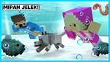 MIPAN & ZUZUZU Berenang Ke Lautan Paling Terdalam! BERTEMU HEWAN ANEH! - Minecraft Survival