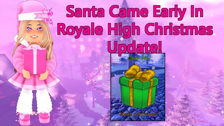 NEW Santa Came Early In Royale High Christmas Update