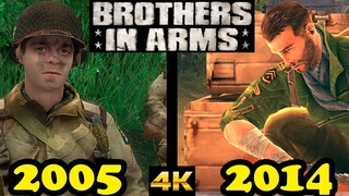 Evolution of Brothers in Arms games (2005-2014)