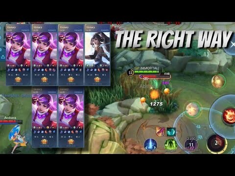 PRO JUNGLE GUINEVERE BUILD SEASON 25 | TOP GLOBAL GUINEVERE | MOBILE LEGENDS