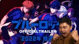 ANIME SPORT TERBAIK 2022? Blue Lock Anime Official Trailer Reaction Indonesia