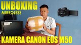 UNBOXING KAMERA MIRROLESS CANON EOS M50