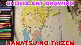 menggambar chibi meliodas nanatsu no taizen