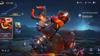 Liên Quân Mobile - Review Skin Baldum Liệt Hoả Dung Nham