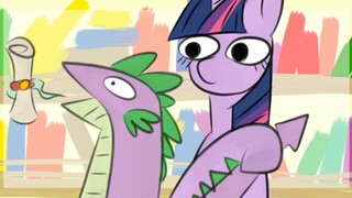 【MLP/Sand sculpture meme】Osberhi (Season 1 Twilight & Spike