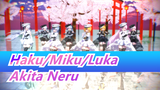 [MMD/60FPS/Kết xuất/Togen Renka] Trang phục trắng đen|4 cô gái yêu bạn| Haku/Miku/Luka/Akita