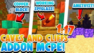 Minecraft 1.17 Addon For MCPE 1.16+ | Caves and Cliffs Addon For MCPE 1.16+ | 2020