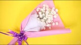 Valentine 2020 -  CÁCH BÓ HOA BI TẶNG NGÀY 14.2 Ý NGHĨA  - Hướng dẫn làm hoa Bi bằng giấy nhún