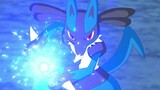 Riolu Evolved Lucario, Riolu & Pikachu vs (Nutrey/Ferrothorn) & (Daioudou/Copperajah)- Pokemon 2019