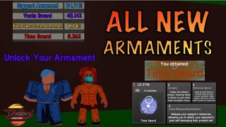 ALL NEW ARMAMENTS IN ANIME FIGHTING SIMULATOR| FULL SHOWCASE