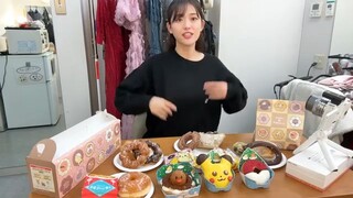 Eating the popular Pokémon collaboration at Mister Donut (Matsumura Sayuri/2024.12.30)