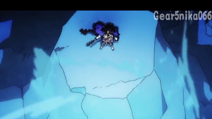 momen epic luffy vs kaido