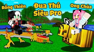 MỀU THỬ THÁCH 24 GIỜ THAM GIA CUỘC ĐUA THÚ CƯNG SIÊU PRO TRONG MINECRAFT*REDHOOD CÓ THÚ CƯỠI LÀ RỒNG