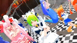 【mmd di gi charat】プリンセススクールでmrs.pumpkinの滑稽な夢