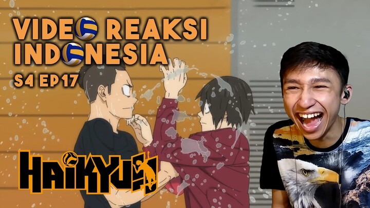KENMA BISA BERANTEM!! - Haikyuu Reaction Indonesia | Season 4 Episode 17