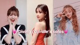 Giving (g)i-dle’s members solos
