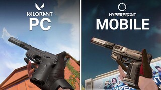 Hyper Front (Mobile) VS Valorant (PC) | Heroes Agents Weapons and Abilities Comparison