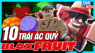 Roblox Blox Fruits 17.3 - Top 10 Trái Ác Quỷ Mạnh Nhất | meGAME