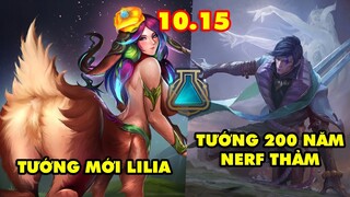 TOP 9 thay đổi quan trọng trong LMHT 10.15: Lilia ra mắt, Tướng 200 năm Aphelios bị nerf thảm