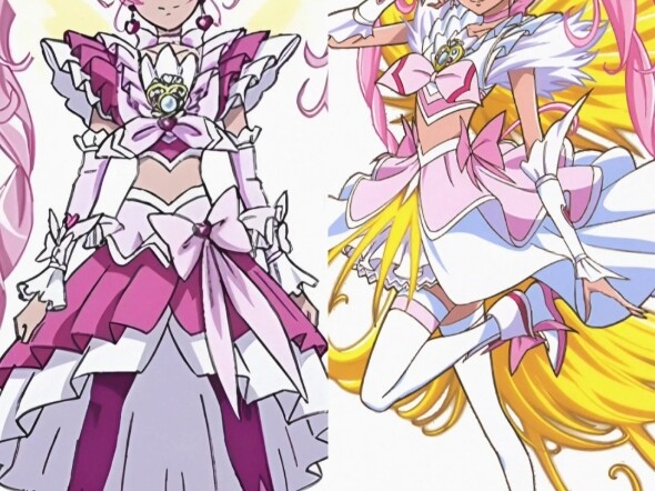 Pretty Cure transformation illustrations and collection pictures!!!