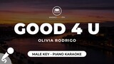 Good 4 U - Olivia Rodrigo (Male Key - Piano Karaoke)