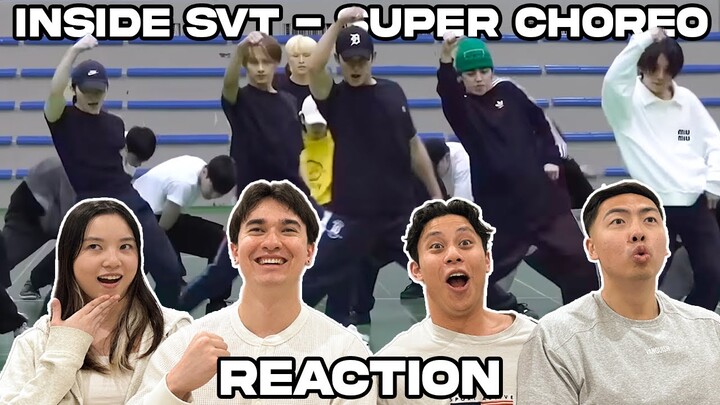 INSIDE SEVENTEEN - 'Super' Choreography Practice Sketch REACTION!