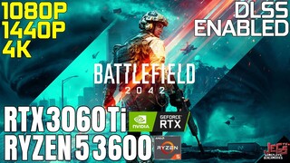 Battlefield 2042 | Ryzen 5 3600 + RTX 3060 Ti | 1080p, 1440p, 4K benchmarks!