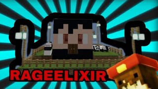 Minecraft PE- Making a RAGEELIXIR HOUSE IN MINECRAFT Pocket edition