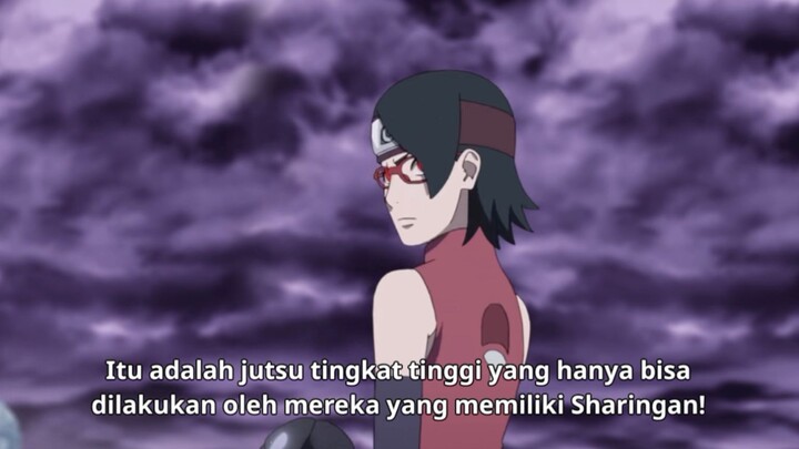 Momen Sarada mirip Sasuke