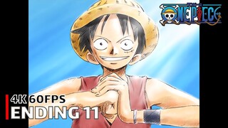 One Piece - Ending 11 【A to Z ~One Piece Edition~】 4K 60FPS Creditless | CC