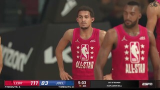 NBA2K22 FULL GAME HIGLIGHTS #TeamLeBron vs. #TeamDurant |2022 #NBAAllStar I NBA2K22