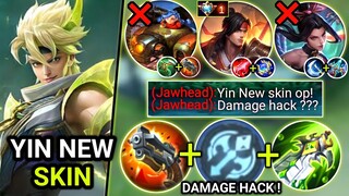 YIN NEW SKIN IS HERE😱 | YIN VS PRO ENEMY TEAM | INTENSE GAME | BEST BUILD & EMBLEM | MOBILE LEGENDS