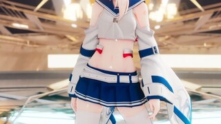 [MMD\ Azur Lane] Don't look at the belly challenge (vertical screen/Ayanami)