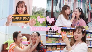 ♡ VLOG KẾT THÚC KỲ NGHỈ HÈ Ở VIỆT NAM 🛫🇯🇵 (MAKEUP & SKINCARE CHO MẸ👯‍♀️) l Gokku Egao