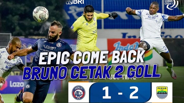 DRAMATIS 📍 HASIL AREMA VS PERSIB, 2 GOL BRUNO CANTANHEDE BAWA MAUNG BANDUNG KEMENANGAN